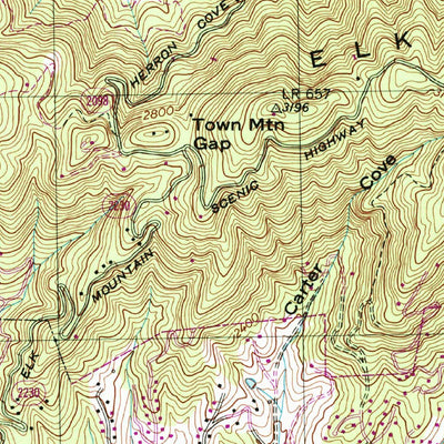 United States Geological Survey Weaverville, NC (1997, 24000-Scale) digital map