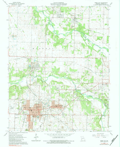 United States Geological Survey Webb City, MO (1963, 24000-Scale) digital map