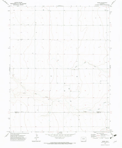 United States Geological Survey Webb, CO (1971, 24000-Scale) digital map
