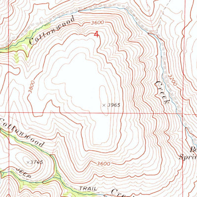 United States Geological Survey Webb Creek, ID (1970, 24000-Scale) digital map