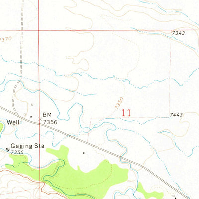 United States Geological Survey Webb Draw, WY (1970, 24000-Scale) digital map