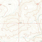 United States Geological Survey Webb Draw, WY (1970, 24000-Scale) digital map