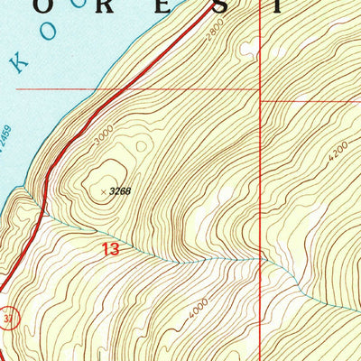 United States Geological Survey Webb Mountain, MT (1997, 24000-Scale) digital map
