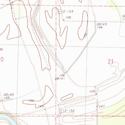 United States Geological Survey Webb, MS (1983, 24000-Scale) digital map