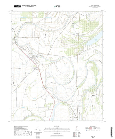 United States Geological Survey Webb, MS (2020, 24000-Scale) digital map