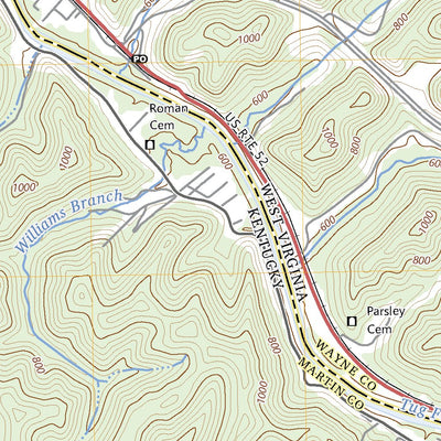 United States Geological Survey Webb, WV (2023, 24000-Scale) digital map