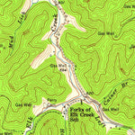 United States Geological Survey Webb, WV-KY (1954, 24000-Scale) digital map