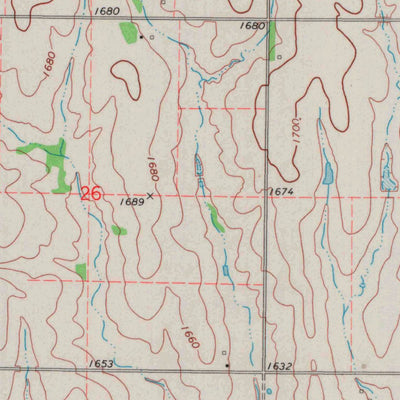 United States Geological Survey Webber, KS (1969, 24000-Scale) digital map