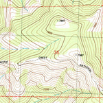 United States Geological Survey Webber Peak, CA (1981, 24000-Scale) digital map