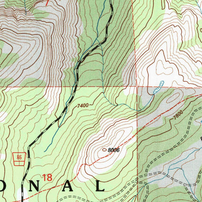 United States Geological Survey Webber Peak, CA (2000, 24000-Scale) digital map