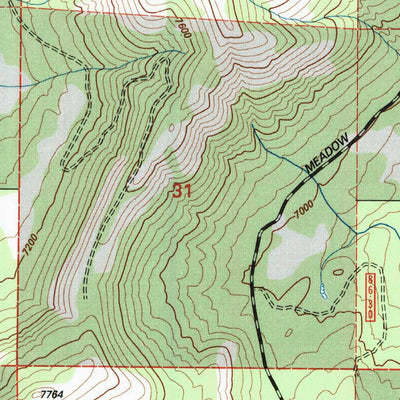 United States Geological Survey Webber Peak, CA (2000, 24000-Scale) digital map
