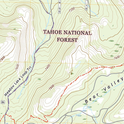 United States Geological Survey Webber Peak, CA (2021, 24000-Scale) digital map