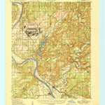 United States Geological Survey Webbers Falls, OK (1950, 62500-Scale) digital map