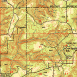 United States Geological Survey Webbers Falls, OK (1950, 62500-Scale) digital map