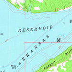 United States Geological Survey Webbers Falls, OK (1974, 24000-Scale) digital map