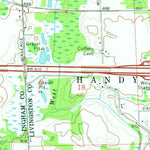 United States Geological Survey Webberville, MI (1973, 24000-Scale) digital map