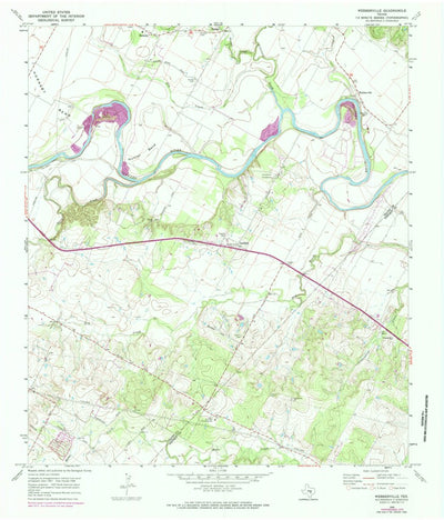 United States Geological Survey Webberville, TX (1968, 24000-Scale) digital map