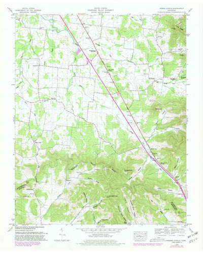 United States Geological Survey Webbs Jungle, TN (1949, 24000-Scale) digital map
