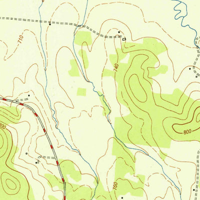 United States Geological Survey Webbs Jungle, TN (1951, 24000-Scale) digital map