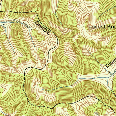 United States Geological Survey Webbs Jungle, TN (1951, 24000-Scale) digital map