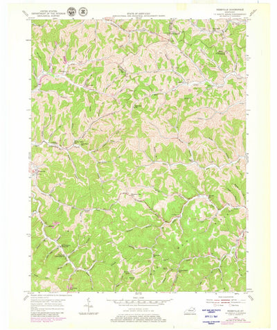 United States Geological Survey Webbville, KY (1953, 24000-Scale) digital map