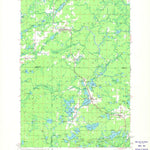 United States Geological Survey Webeno, WI (1951, 48000-Scale) digital map