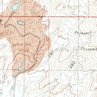 United States Geological Survey Weber Peak, AZ (1985, 24000-Scale) digital map