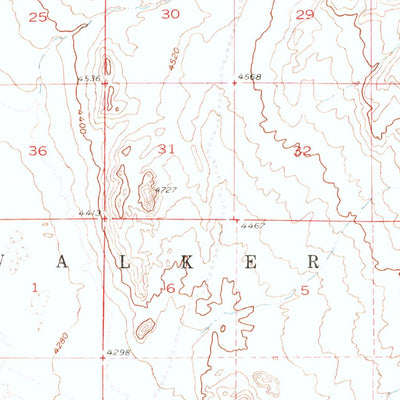 United States Geological Survey Weber Reservoir, NV (1951, 62500-Scale) digital map