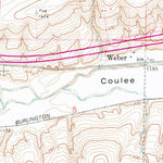 United States Geological Survey Weber, WA (1967, 24000-Scale) digital map