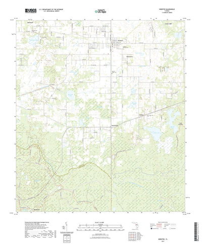 United States Geological Survey Webster, FL (2021, 24000-Scale) digital map