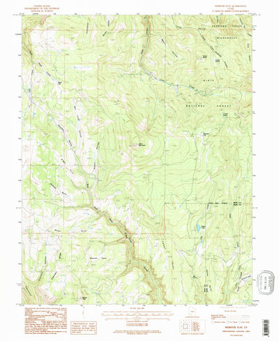 United States Geological Survey Webster Flat, UT (1985, 24000-Scale) digital map
