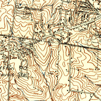 United States Geological Survey Webster Groves, MO-IL (1933, 24000-Scale) digital map