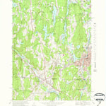 United States Geological Survey Webster, MA-CT (1969, 25000-Scale) digital map