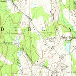 United States Geological Survey Webster, MA-CT (1969, 25000-Scale) digital map