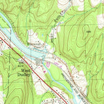 United States Geological Survey Webster, MA-CT (1969, 25000-Scale) digital map