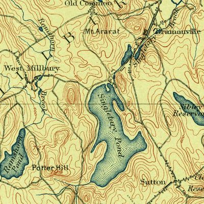 United States Geological Survey Webster, MA-CT-RI (1889, 62500-Scale) digital map