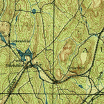 United States Geological Survey Webster, MA-CT-RI (1921, 62500-Scale) digital map