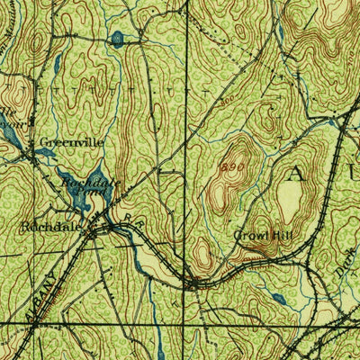 United States Geological Survey Webster, MA-CT-RI (1921, 62500-Scale) digital map