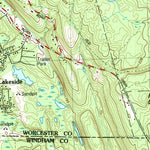 United States Geological Survey Webster, MA-CT-RI (1982, 25000-Scale) digital map