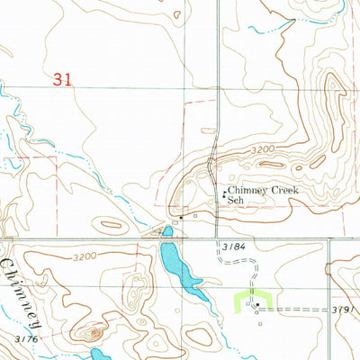 United States Geological Survey Webster, MT (1981, 24000-Scale) digital map
