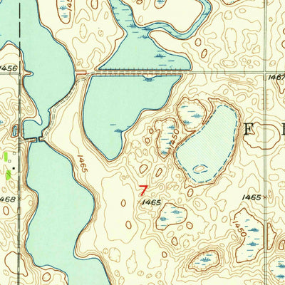 United States Geological Survey Webster, ND (1957, 24000-Scale) digital map