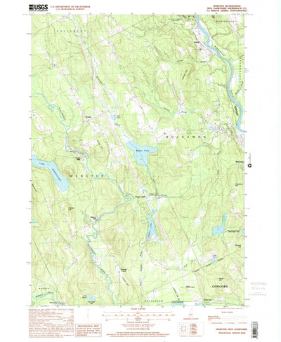 United States Geological Survey Webster, NH (2000, 24000-Scale) digital map