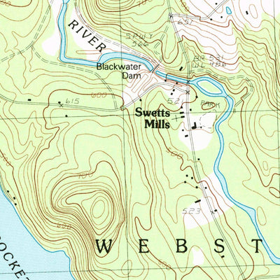 United States Geological Survey Webster, NH (2000, 24000-Scale) digital map