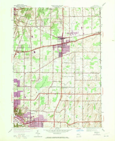 United States Geological Survey Webster, NY (1952, 24000-Scale) digital map