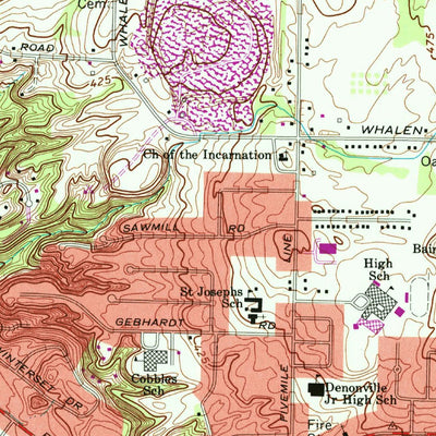 United States Geological Survey Webster, NY (1971, 24000-Scale) digital map