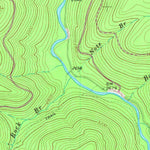 United States Geological Survey Webster Springs SW, WV (1967, 24000-Scale) digital map
