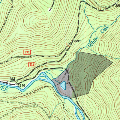 United States Geological Survey Webster Springs SW, WV (1995, 24000-Scale) digital map