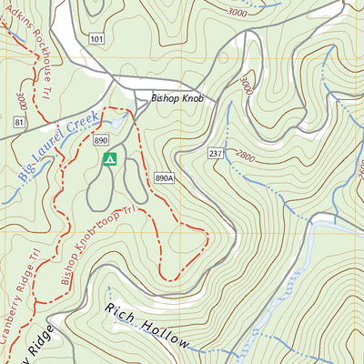 United States Geological Survey Webster Springs SW, WV (2023, 24000-Scale) digital map
