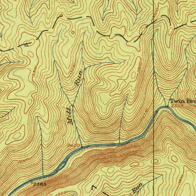 United States Geological Survey Webster Springs, WV (1918, 62500-Scale) digital map