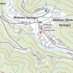United States Geological Survey Webster Springs, WV (2023, 24000-Scale) digital map